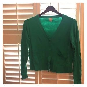 Emerald green cardigan